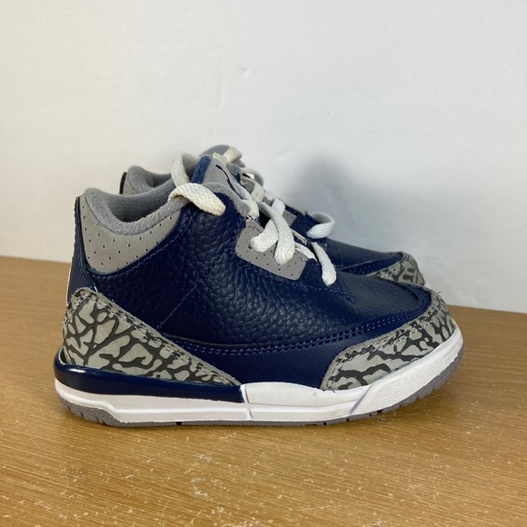 Jordan Other - Air Jordan 3 Retro Georgetown Size 6c Baby/Toddler Sneakers